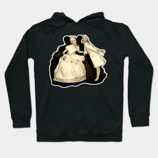 18th century French couple in love Hoodie